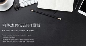 PPT template for sales report