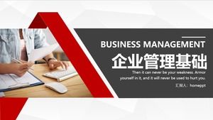 Download de PPT de treinamento básico de gerenciamento empresarial