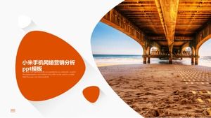 Xiaomi mobile phone network marketing analysis ppt template