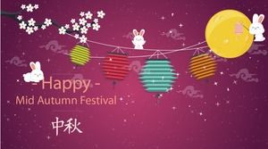 Mid-Autumn Festival blessing ppt template