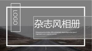 Magazine image ppt template Magazine image ppt template