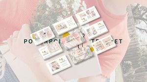 Small lucky afternoon sunshine ppt template Small lucky afternoon sunshine ppt template