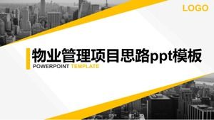 PPT-Vorlage für Projektideen zur Immobilienverwaltung