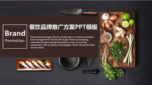 Catering brand building ppt template