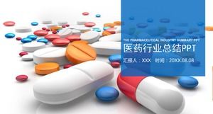 Zusammenfassung der PPT-Vorlage für die medizinische und pharmazeutische Industrie