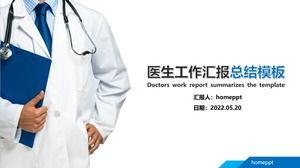 Zusammenfassung der PPT-Vorlage für den Arbeitsbericht des Arztes