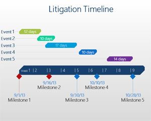 Format Litigii Cronologie PowerPoint