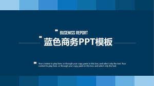 Blue business work summary general ppt template