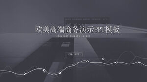 Biznes minimalistyczny darmowy szablon ppt do pobrania Baidu chmura
