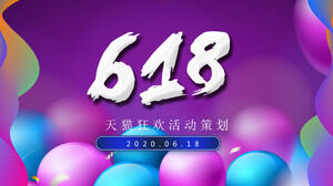 Tmall 618 carnival event planning ppt template