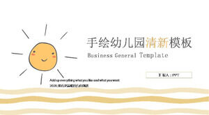 Kindergarten ppt template Kindergarten ppt template