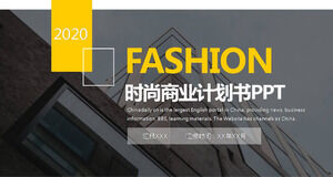 Template ppt for fashion business plan