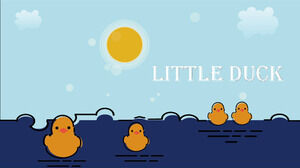 Sevimli küçük sarı ördek ppt anaokulu eğitim yazılımı