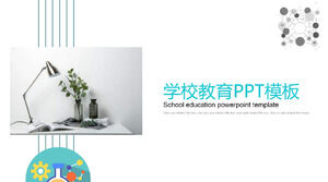Plantilla PPT de educación escolar