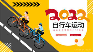 Plantilla ppt de promoción de deportes de ciclismo 2022