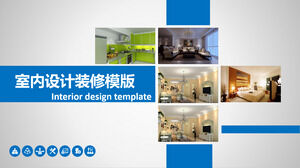 Template PPT dekorasi desain interior sederhana