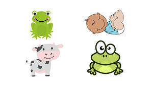 Симпатичные векторные мультфильмы для детей 6.1 Материал ppt ко Дню защиты детей
