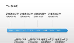 Grey timeline PPT template collection