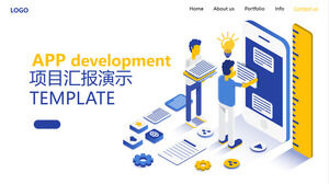 Project report industry general PPT template
