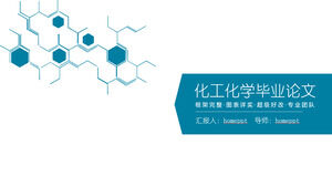 Modelo de PPT de currículo de tese de graduação de química química