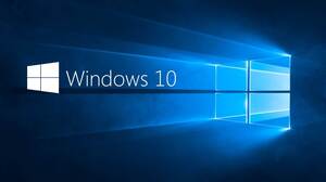 Șablon PPT frumos albastru în stil Windows10