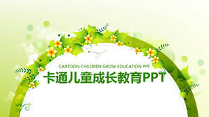 Pendidikan pertumbuhan (1) template PPT