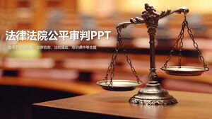 Giustizia (1) modello PPT generale del settore