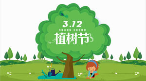 Arbor Day Eventplanung PPT-Vorlage (5)
