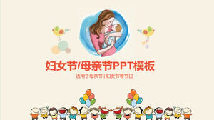 Șablon PPT de Ziua Recunoștinței pentru Ziua Mamei