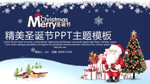 Template PPT perencanaan acara Natal Biru