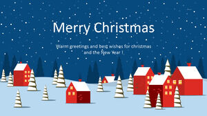 Christmas card ppt template