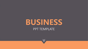 簡單平面商務通用PPT模板2