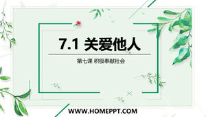 احترام Chongyang لقالب PPT مهرجان Chongyang المسنين