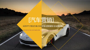 Automotive industry dynamic PPT planning scheme summary plan debriefing report corporate planning, etc.