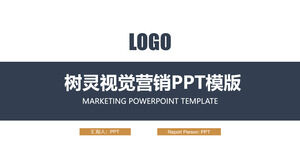 Template PPT umum pemasaran keuangan bisnis