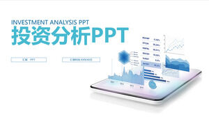 Modello PPT di riepilogo del lavoro di analisi degli investimenti di gestione finanziaria