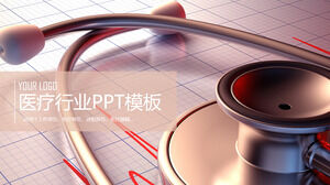 Relatório médico da indústria médica médica equipamento médico requintado modelo de ppt dinâmico de moda simples