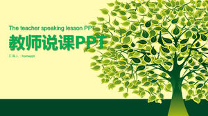 Teaching teacher lectures university report open class PPT template
