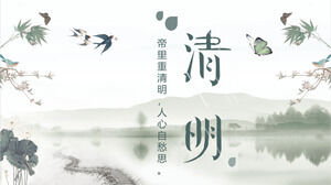 Qingming Festival Themenklassentreffen PPT-Kursunterlagen 2