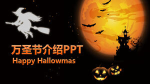 Template PPT pengenalan Halloween