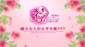 3.8 Modelo de PPT de planejamento de evento especial do Dia da Mulher encantador para o Dia da Mulher