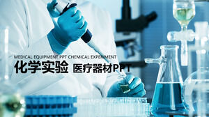 Plantilla PPT general de la industria de experimentos químicos