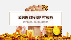 Template PPT laporan bisnis keuangan majalah fashion