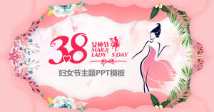 Women's Day Goddess Festival PPT template