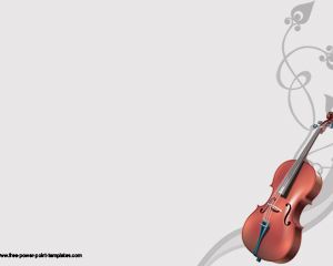 Cello Powerpoint-Vorlage