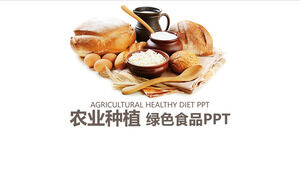 農業種植綠色食品宣傳PPT模板