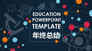 Teacher school work summary report PPT template