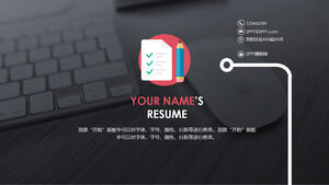Resume pribadi (2) template PPT