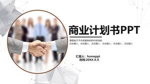 Plantilla PPT del plan de negocios de cooperación empresarial de la empresa