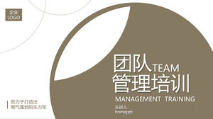 Brown Simplicity Team Management Formation PPT Télécharger
